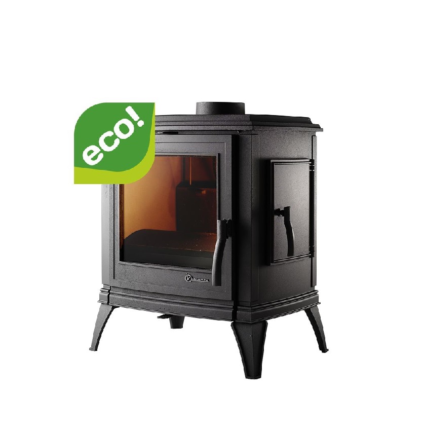 Piecyk na pellet  do domów pasywnych Dame Air Tight  6kW sedan m antracyt - Piecyk na pellet  do domów pasywnych Dame Air Tight  6kW